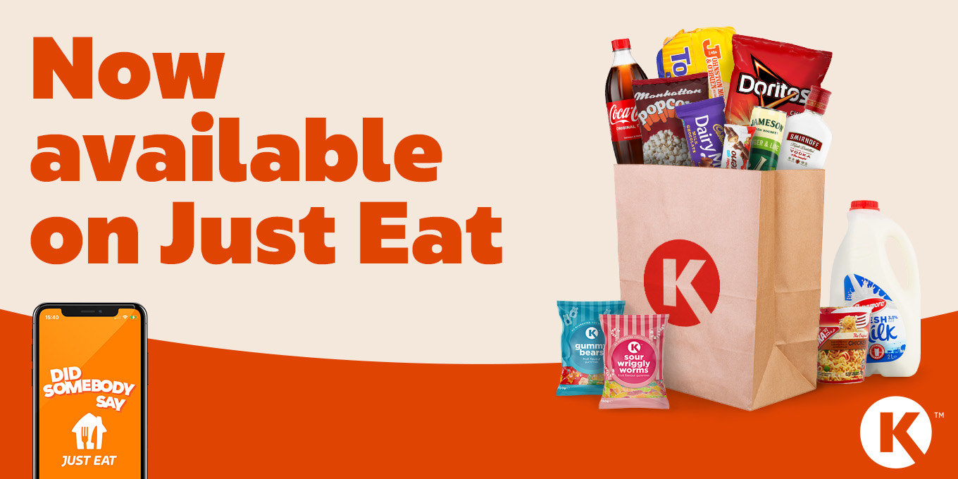 Circle K Now on Just Eat for Selected Dublin City Stores Circle K